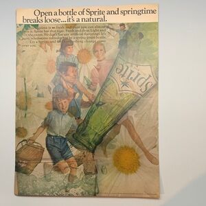 Vintage Look Magazine August 30, 1968 Sprite advertisement